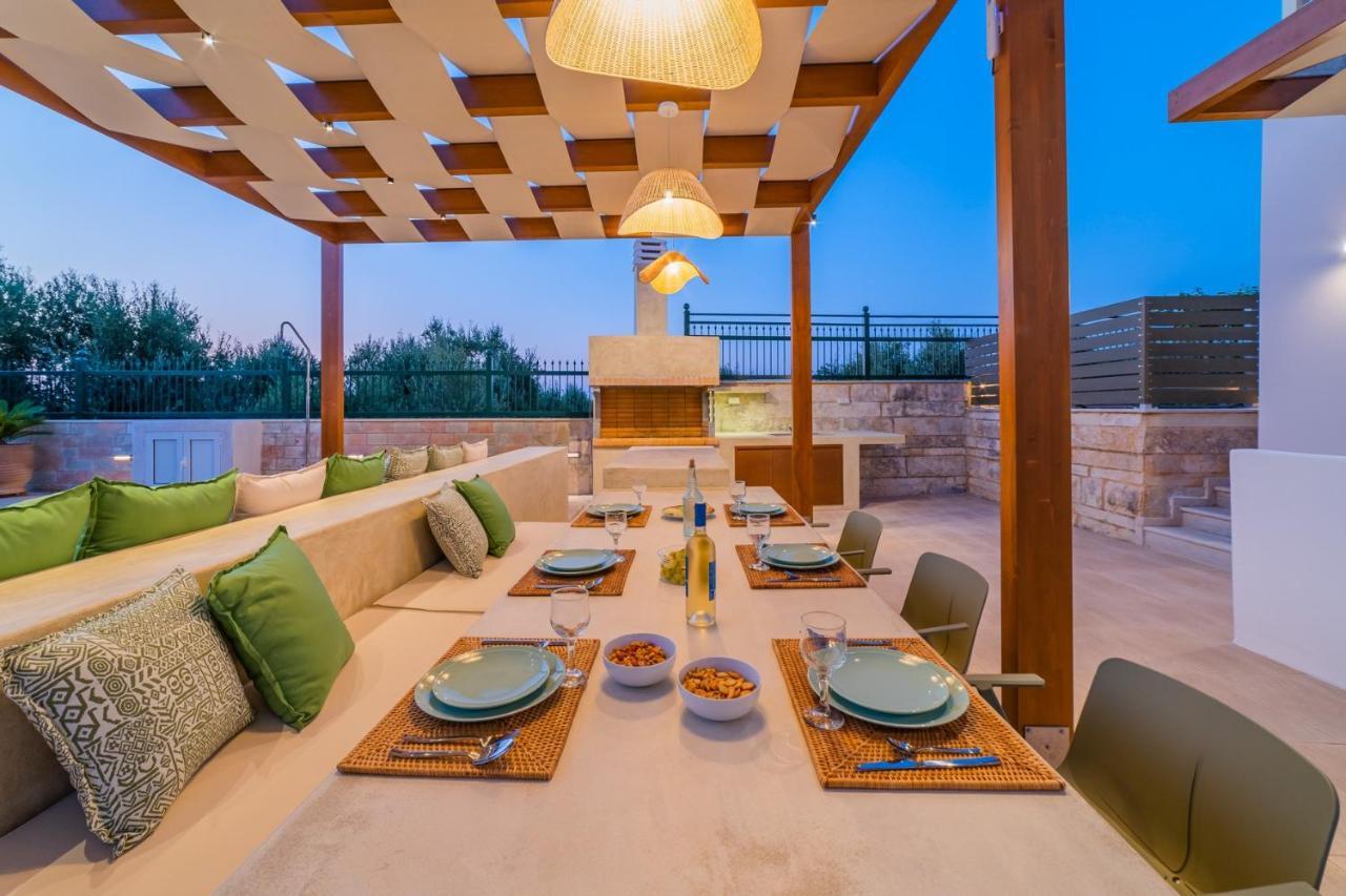 Estella Villa With Pool, Children Area, Bbq & Magnificent Views! Asterion ภายนอก รูปภาพ