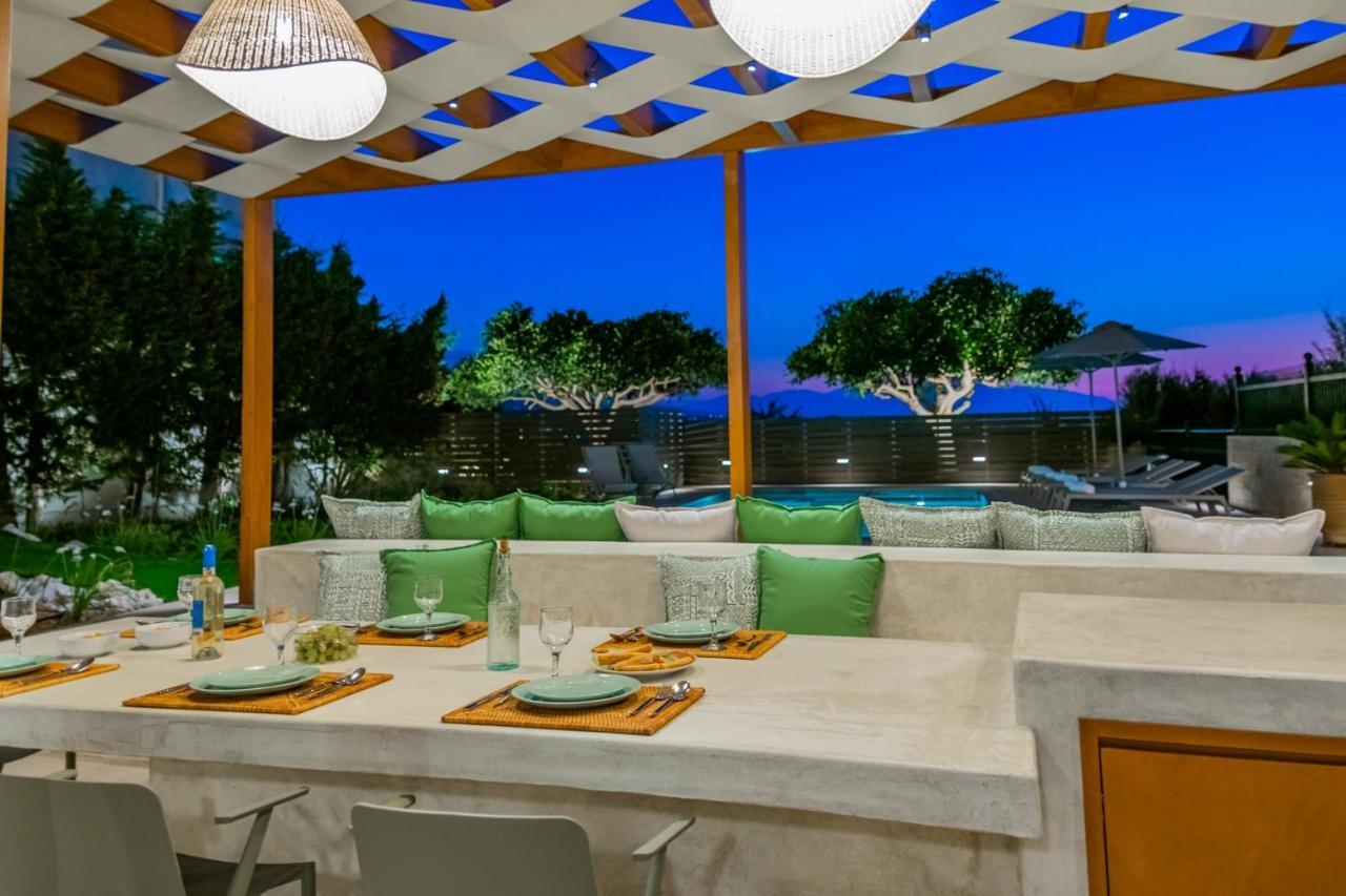 Estella Villa With Pool, Children Area, Bbq & Magnificent Views! Asterion ภายนอก รูปภาพ