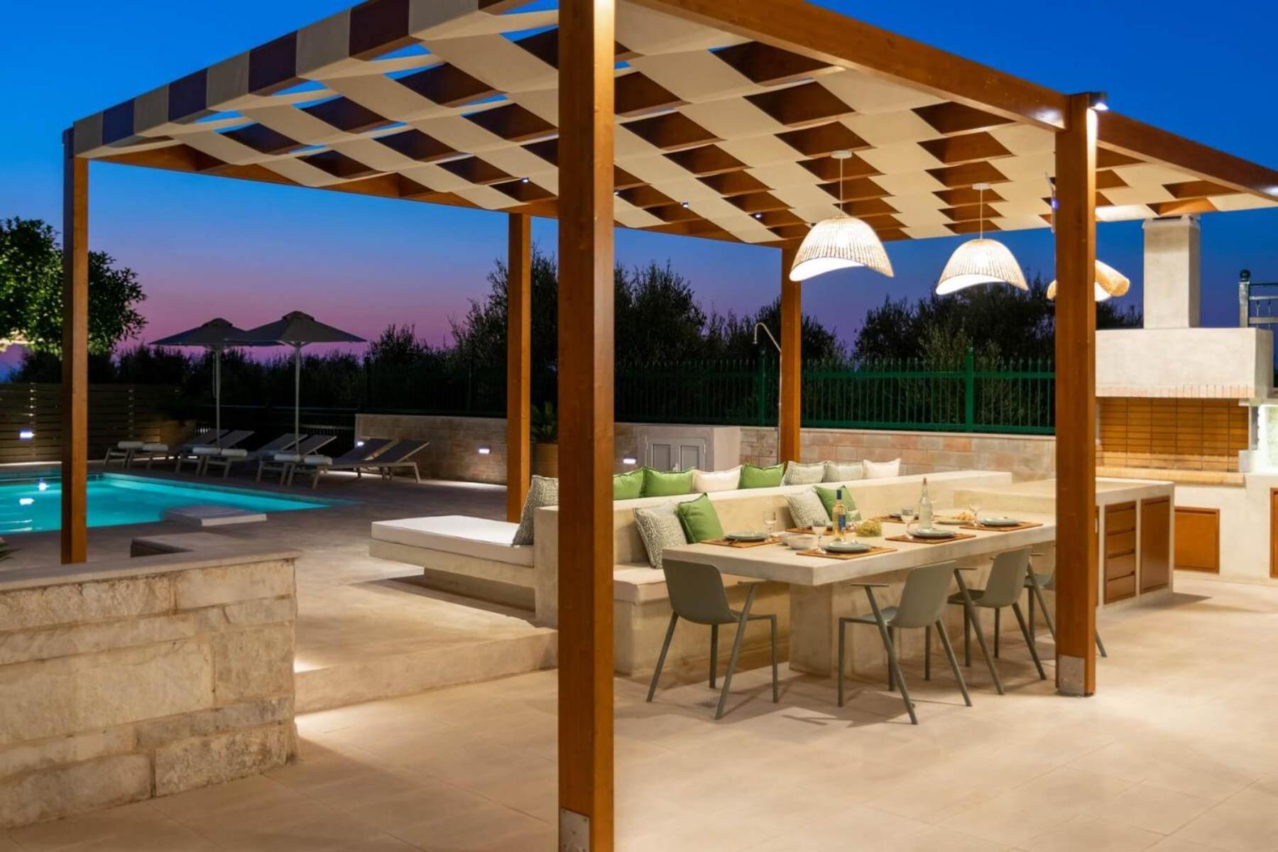 Estella Villa With Pool, Children Area, Bbq & Magnificent Views! Asterion ภายนอก รูปภาพ